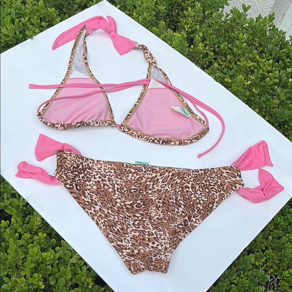 Marina West Leopard 🐆 and Pink Print Bikini 👙 - Picture 5 of 7